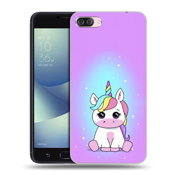 Пластиковый чехол на Asus ZenFone 4 Max с принтом Единорог Пластиковый чехол на Asus ZenFone 4 Max с принтом Единорог