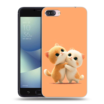Пластиковый чехол на Asus ZenFone 4 Max с принтом Милые котики Пластиковый чехол на Asus ZenFone 4 Max с принтом Милые котики
