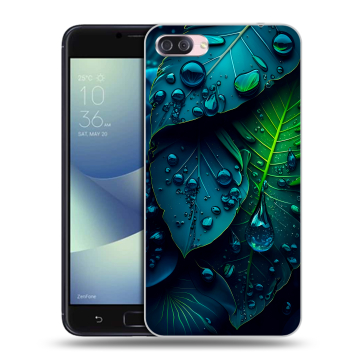 Пластиковый чехол на Asus ZenFone 4 Max с принтом Листья Пластиковый чехол на Asus ZenFone 4 Max с принтом Листья