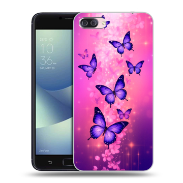 Пластиковый чехол на Asus ZenFone 4 Max с принтом Бабочки