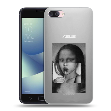 Пластиковый чехол на Asus ZenFone 4 Max с принтом Мона Лиза