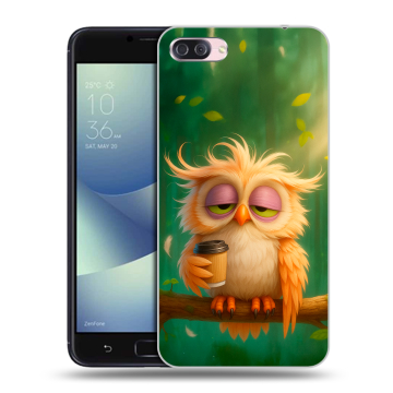 Пластиковый чехол на Asus ZenFone 4 Max с принтом сова