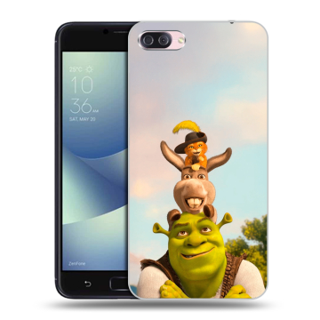 Пластиковый чехол на Asus ZenFone 4 Max с принтом Шрек Shrek Пластиковый чехол на Asus ZenFone 4 Max с принтом Шрек Shrek