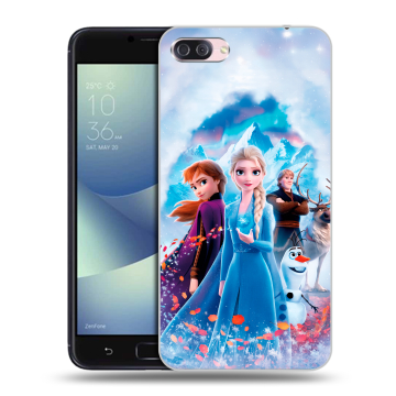 Пластиковый чехол на Asus ZenFone 4 Max с принтом Холодное сердце Frozen