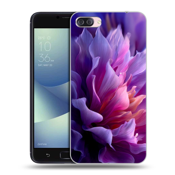 Пластиковый чехол на Asus ZenFone 4 Max с принтом женский цветы