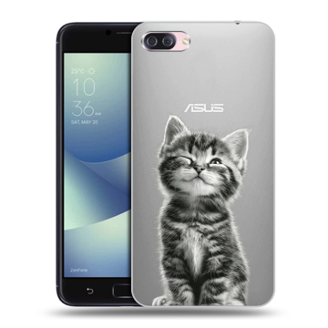 Пластиковый чехол на Asus ZenFone 4 Max с принтом Котенок