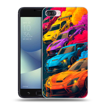Пластиковый чехол на Asus ZenFone 4 Max с принтом Тачки Пластиковый чехол на Asus ZenFone 4 Max с принтом Тачки