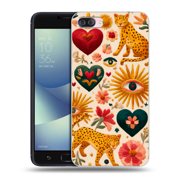 Пластиковый чехол на Asus ZenFone 4 Max с принтом Модный принт Пластиковый чехол на Asus ZenFone 4 Max с принтом Модный принт