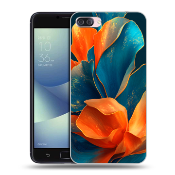 Пластиковый чехол на Asus ZenFone 4 Max с принтом Цветы Пластиковый чехол на Asus ZenFone 4 Max с принтом Цветы
