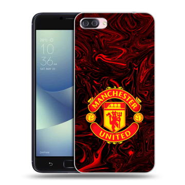 Пластиковый чехол на Asus ZenFone 4 Max с принтом Manchester United