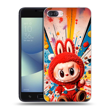 Пластиковый чехол на Asus ZenFone 4 Max с принтом Labubu Лабубу