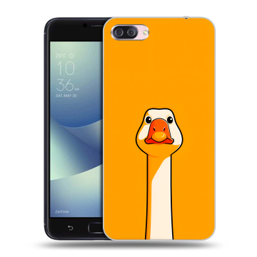 Пластиковый чехол на Asus ZenFone 4 Max с принтом Смешная утка