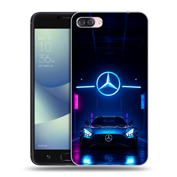Пластиковый чехол на Asus ZenFone 4 Max с принтом Mercedes Мерседес