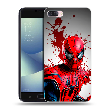 Пластиковый чехол на Asus ZenFone 4 Max с принтом Spiderman Человек паук