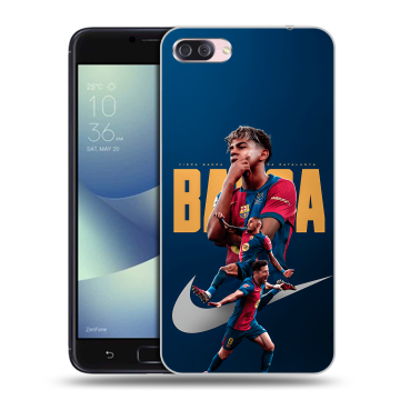 Пластиковый чехол на Asus ZenFone 4 Max с принтом Барселона Barca Yamal 