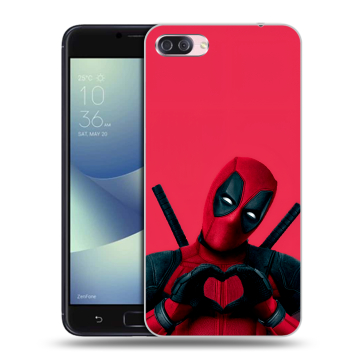 Пластиковый чехол на Asus ZenFone 4 Max с принтом Дедпул Deadpool Пластиковый чехол на Asus ZenFone 4 Max с принтом Дедпул Deadpool