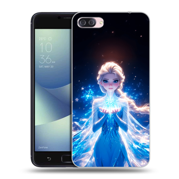 Пластиковый чехол на Asus ZenFone 4 Max с принтом Холодное сердце Frozen