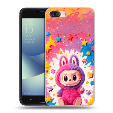 Пластиковый чехол на Asus ZenFone 4 Max с принтом Labubu Лабубу
