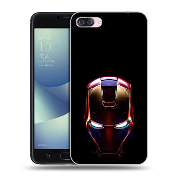Пластиковый чехол на Asus ZenFone 4 Max с принтом IronMan Железный человек