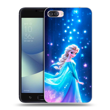 Пластиковый чехол на Asus ZenFone 4 Max с принтом Холодное сердце Frozen