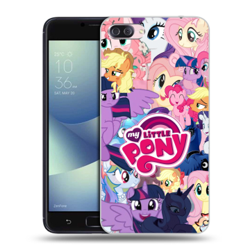 Пластиковый чехол на Asus ZenFone 4 Max с принтом My little pony Дружба чудо