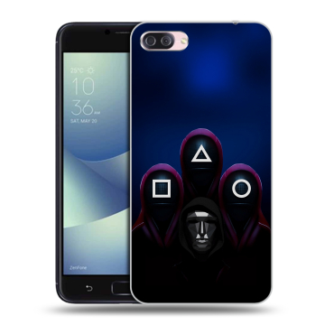 Пластиковый чехол на Asus ZenFone 4 Max с принтом Игра Кальмара