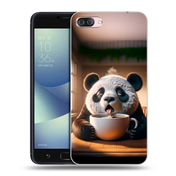 Пластиковый чехол на Asus ZenFone 4 Max с принтом смешная панда