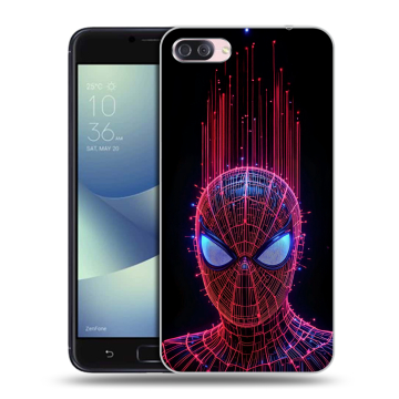 Пластиковый чехол на Asus ZenFone 4 Max с принтом Spiderman Человек паук
