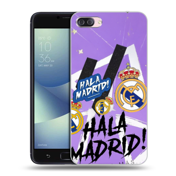 Пластиковый чехол на Asus ZenFone 4 Max с принтом Real Madrid Реал Мадрид