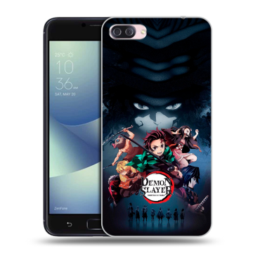 Пластиковый чехол на Asus ZenFone 4 Max с принтом Demon Slayer Клинок рассекающий демонов Пластиковый чехол на Asus ZenFone 4 Max с принтом Demon Slayer Клинок рассекающий демонов