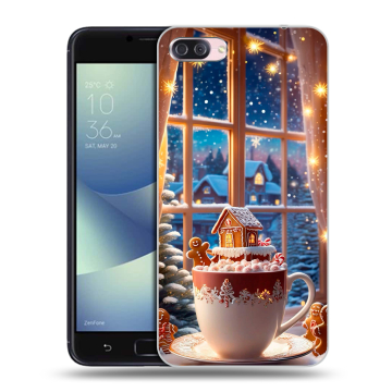 Пластиковый чехол на Asus ZenFone 4 Max с принтом Новый год