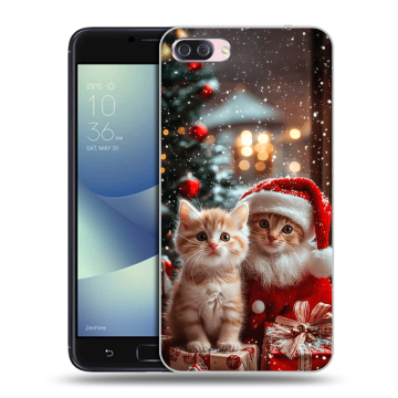 Пластиковый чехол на Asus ZenFone 4 Max с принтом Новый год