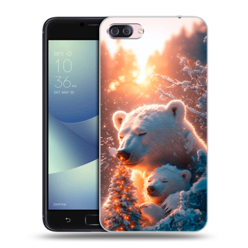 Пластиковый чехол на Asus ZenFone 4 Max с принтом Новый год