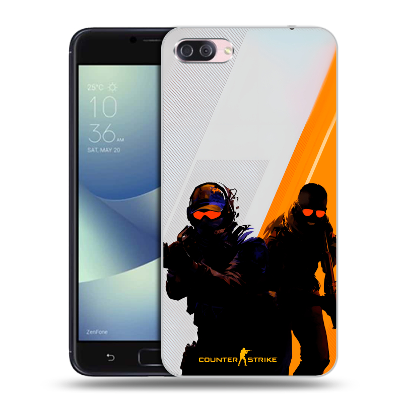 Пластиковый чехол на Asus ZenFone 4 Max с принтом Контер страйк Counter strike Пластиковый чехол на Asus ZenFone 4 Max с принтом Контер страйк Counter strike