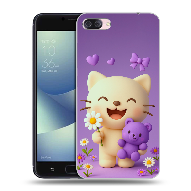 Пластиковый чехол на Asus ZenFone 4 Max с принтом для девочек Пластиковый чехол на Asus ZenFone 4 Max с принтом для девочек