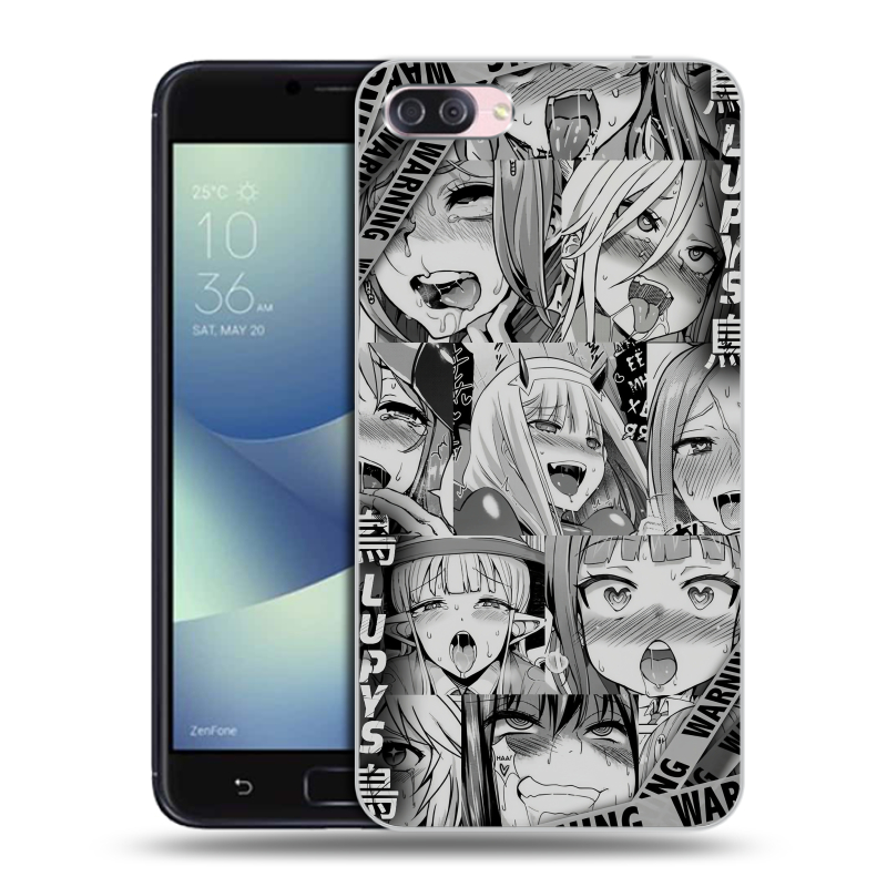 Пластиковый чехол на Asus ZenFone 4 Max с принтом Ahegao Ахегао Аниме Пластиковый чехол на Asus ZenFone 4 Max с принтом Ahegao Ахегао Аниме
