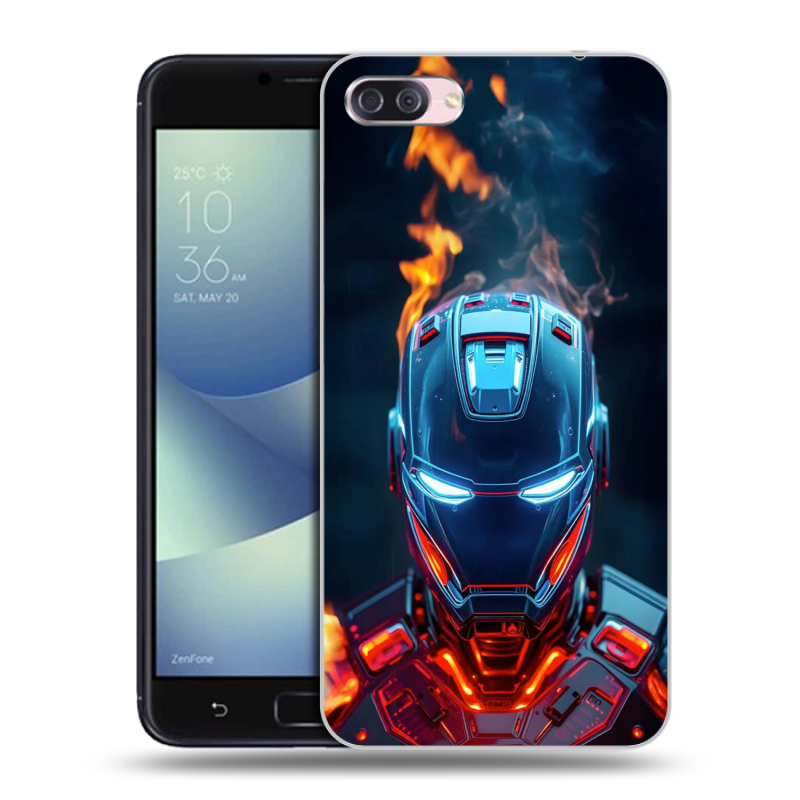Пластиковый чехол на Asus ZenFone 4 Max с принтом IronMan Железный человек Пластиковый чехол на Asus ZenFone 4 Max с принтом IronMan Железный человек