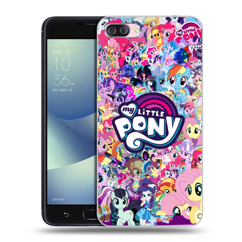 Пластиковый чехол на Asus ZenFone 4 Max с принтом My little pony Дружба чудо Пластиковый чехол на Asus ZenFone 4 Max с принтом My little pony Дружба чудо