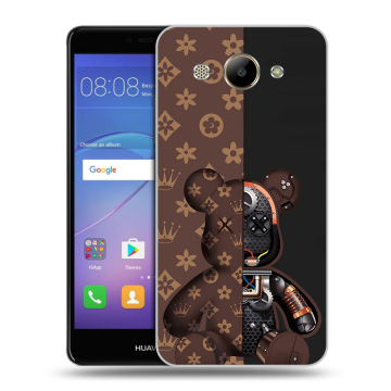 Силиконовый чехол на Huawei Y3 (2017) с принтом Луи робот