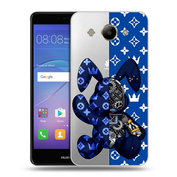 Силиконовый чехол на Huawei Y3 (2017) с принтом Луи робот