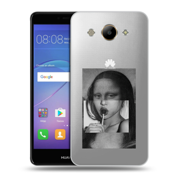 Силиконовый чехол на Huawei Y3 (2017) с принтом Мона Лиза