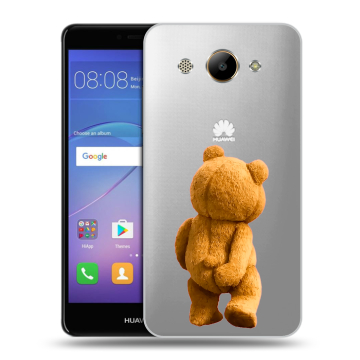 Силиконовый чехол на Huawei Y3 (2017) с принтом Медведь Силиконовый чехол на Huawei Y3 (2017) с принтом Медведь