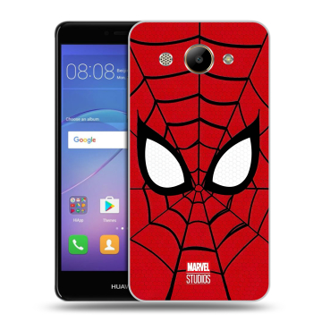 Силиконовый чехол на Huawei Y3 (2017) с принтом человек паук spiderman