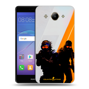 Силиконовый чехол на Huawei Y3 (2017) с принтом Контер страйк Counter strike Силиконовый чехол на Huawei Y3 (2017) с принтом Контер страйк Counter strike