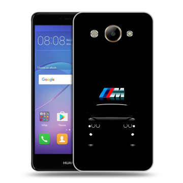 Силиконовый чехол на Huawei Y3 (2017) с принтом БМВ BMW