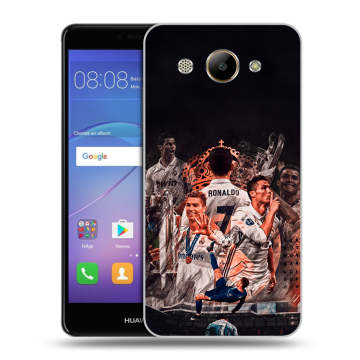 Силиконовый чехол на Huawei Y3 (2017) с принтом Реал Роналдо Real Ronaldo Силиконовый чехол на Huawei Y3 (2017) с принтом Реал Роналдо Real Ronaldo
