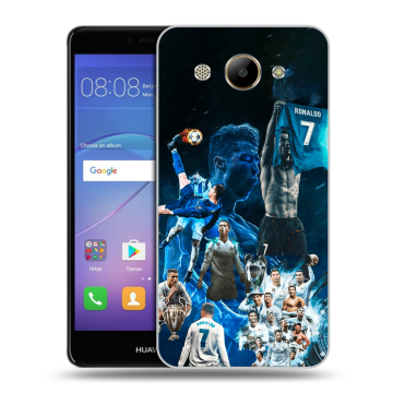 Силиконовый чехол на Huawei Y3 (2017) с принтом Реал Роналдо