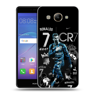 Силиконовый чехол на Huawei Y3 (2017) с принтом Реал Роналдо Силиконовый чехол на Huawei Y3 (2017) с принтом Реал Роналдо