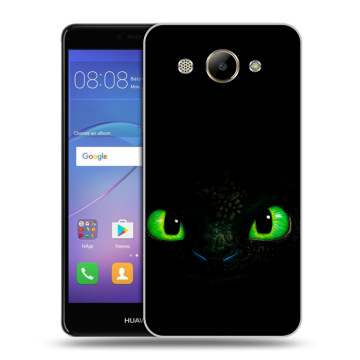 Силиконовый чехол на Huawei Y3 (2017) с принтом Как приручить дракона