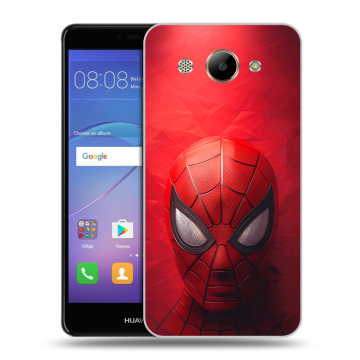 Силиконовый чехол на Huawei Y3 (2017) с принтом Spiderman Человек паук
